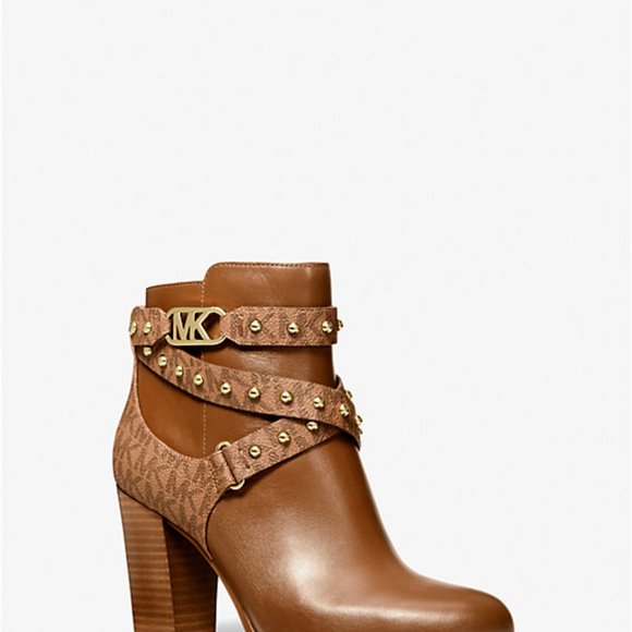 Kincaid Studded Logo Trim Ankle Boot - Picture 1 of 6